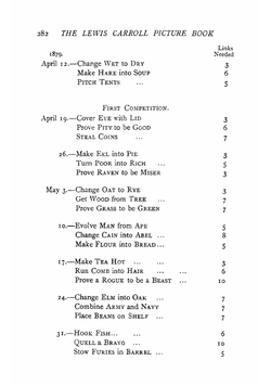 Doublets | Lewis Carroll