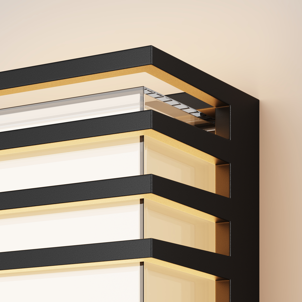 Уличный настенный светильник Outdoor O020WL-L10B3K