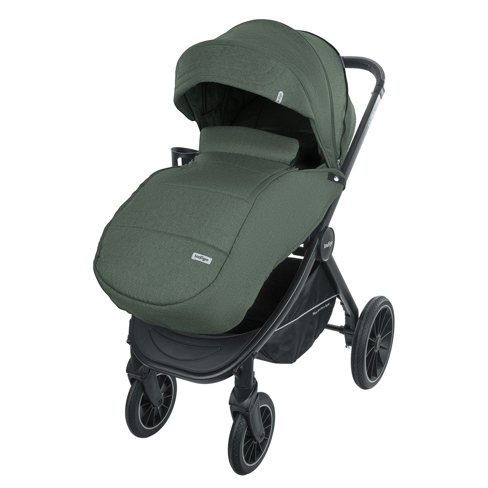 Детская коляска Indigo ULTRA 3в1 зеленый