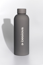 Термобутылка серая