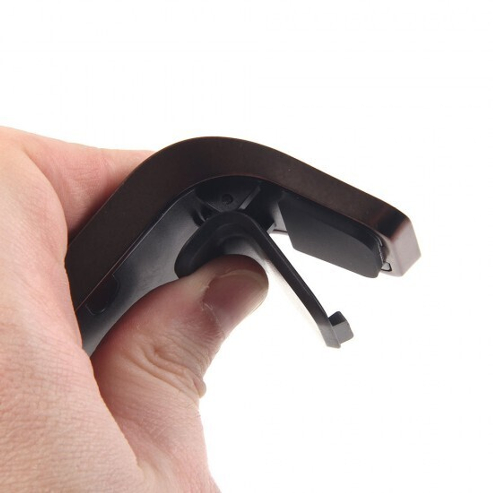 Держатель в авто на магните Hoco CA74 с креплением на решетку, 012145 Черный + серый