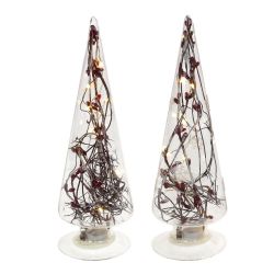 GAEM Изделие декоративное с подсветкой “Ёлка”, L8 W8 H25 см, (2хCR2032), 2в.