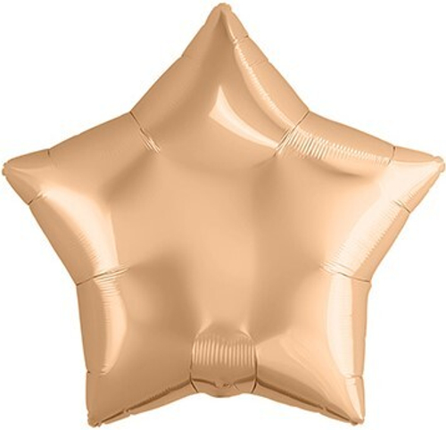 Ag (9''/23 см) Мини-звезда, Персиковый пух, 5 шт. в уп.