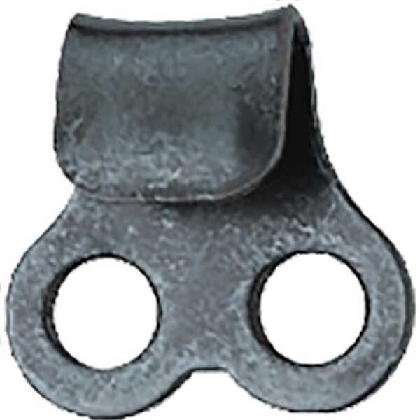 Крючок для обуви с 2 отверстиями стальной 350, старая латунь [12]