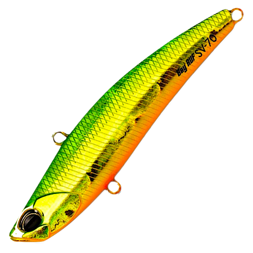 Раттлин Duo Bay Ruf SV80 #ADA4059 8.0см 15г 1/2oz Hook #8 Green Gold OB
