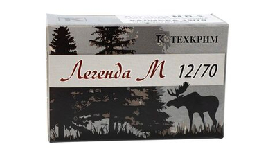 Патрон 12/70 Техкрим пуля Легенда М П-3, коробка 10 шт.