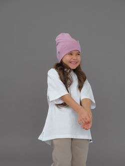 Шапка трикотажная КИС(Лиловый)