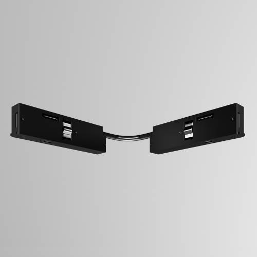 Коннектор питания угловой 7.5см Maytoni Levity TRA184CPC-1B-7.5