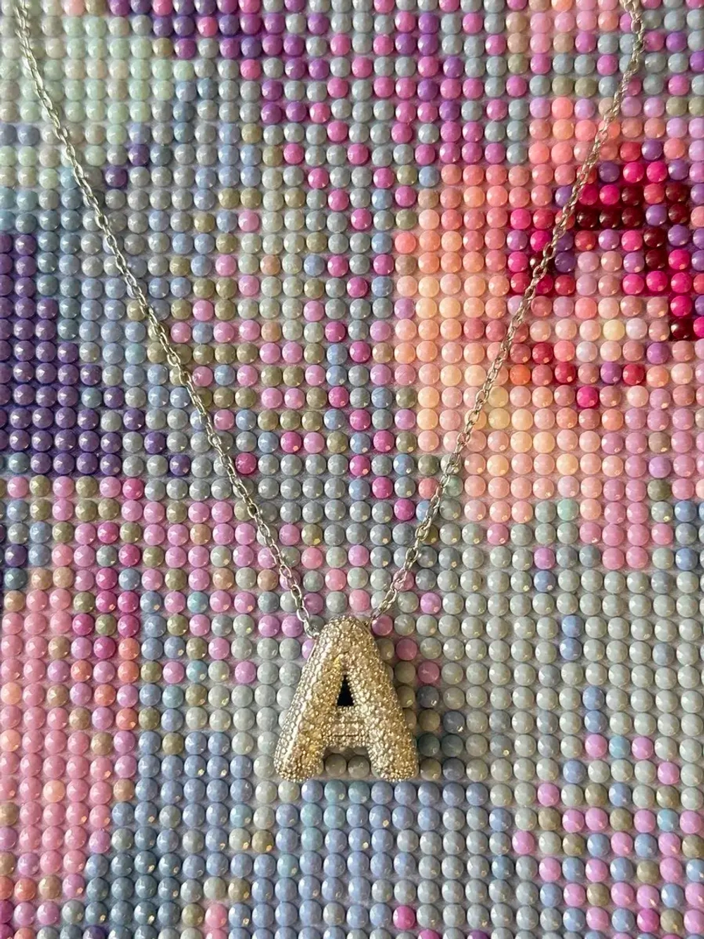 Кулон подвеска буква А