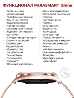Смарт часы PARASMART Shine V66 (миланский браслет, золотистый)