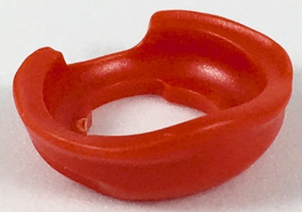 Шарф с вырезом на спине 24504, Red