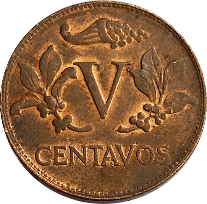 5 сентаво 1967-1978 Колумбия