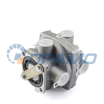 100-3514010-01 (ПРАМО) Кран тормозной 2-х секционный для КАМАЗ, МАЗ, ЗИЛ