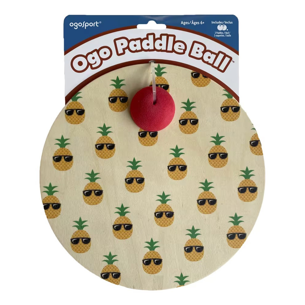 Деревянные ракетки Ogo Paddle Ball, 23см