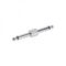 Adam Hall K4AJM2JM2S - адаптер TRS 6.3 mm mono (M) - TRS 6.3 mm mono (M), серебристый