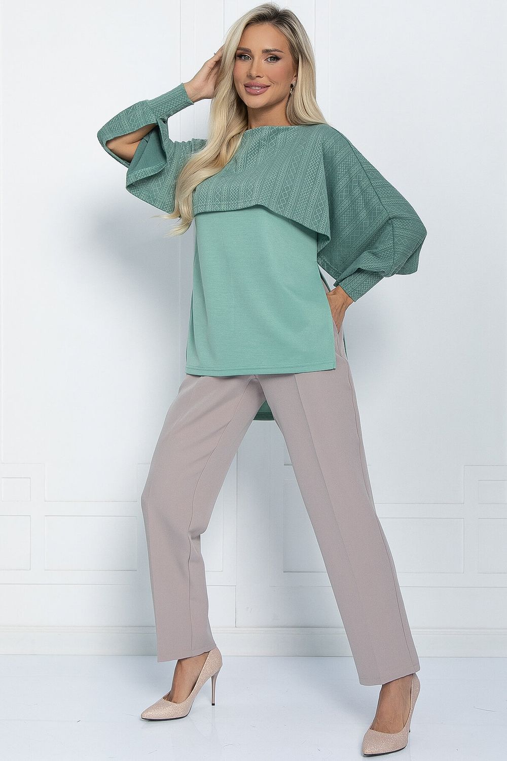 Джемпер Элли (фисташковый) Б11498 LT Collection