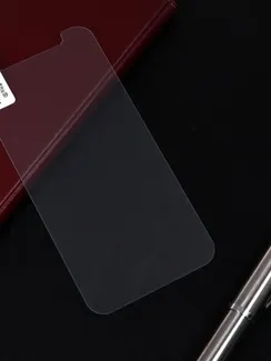 Защитное стекло 2.5D LuazON для iPhone 12 mini, полный клей, 0.26 мм, 9Н