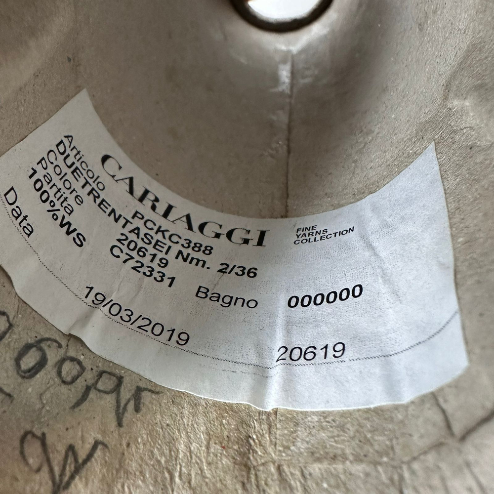 DUETRENTASEI - Cariaggi; 100% кашемир; 1800м/100гр 2/36; col.20619, цвет: зеленый бутылочный