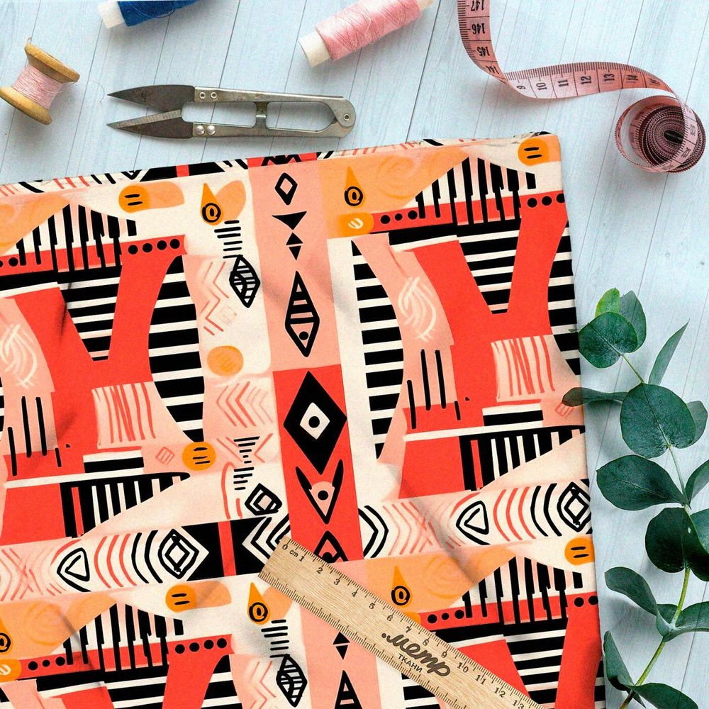 Ткань премиум бифлекс эффектный разрыв