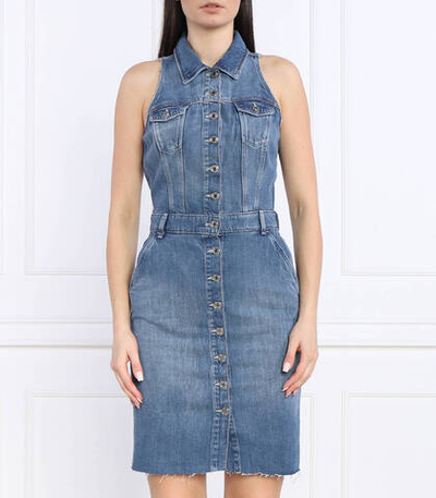 платье stacie GUESS - темно-синий(W3RK07 D4CN3)