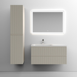 Тумба подвесная под раковину Sancos Snob T левая, Beige Soft 995х445х500