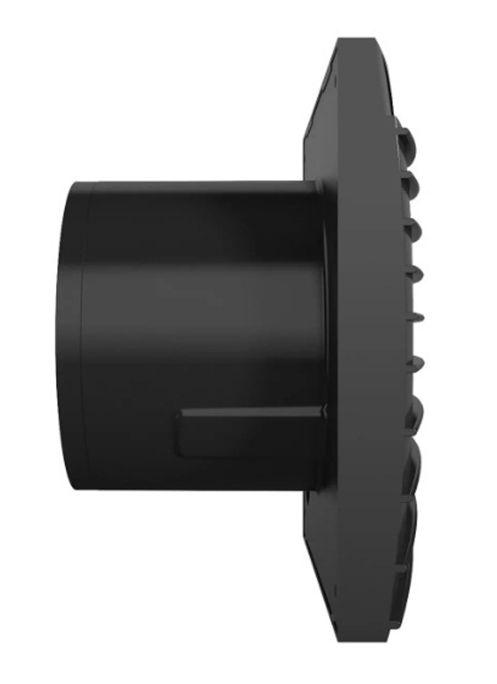 Вентилятор накладной ERA DiCiTi SILENT 5C Matt Black dØ125