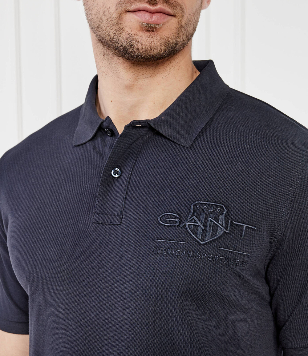 Поло Gant - темно-синий(2062025)