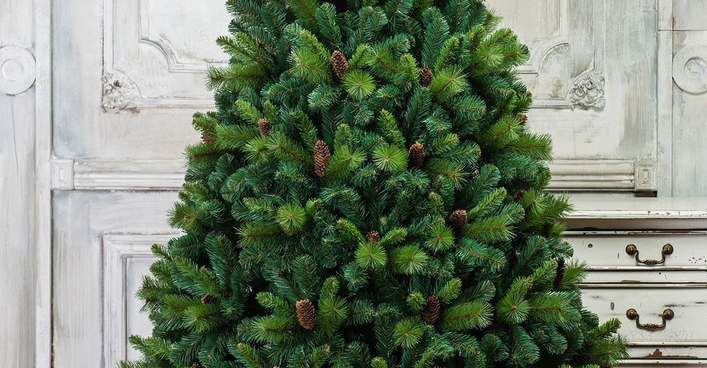 Ель с шишками "Байкальская" (леска+пвх) 180 см / 1,8 м