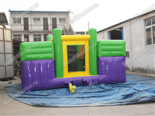 Коммерческий надувной батут "Двойная горочка"