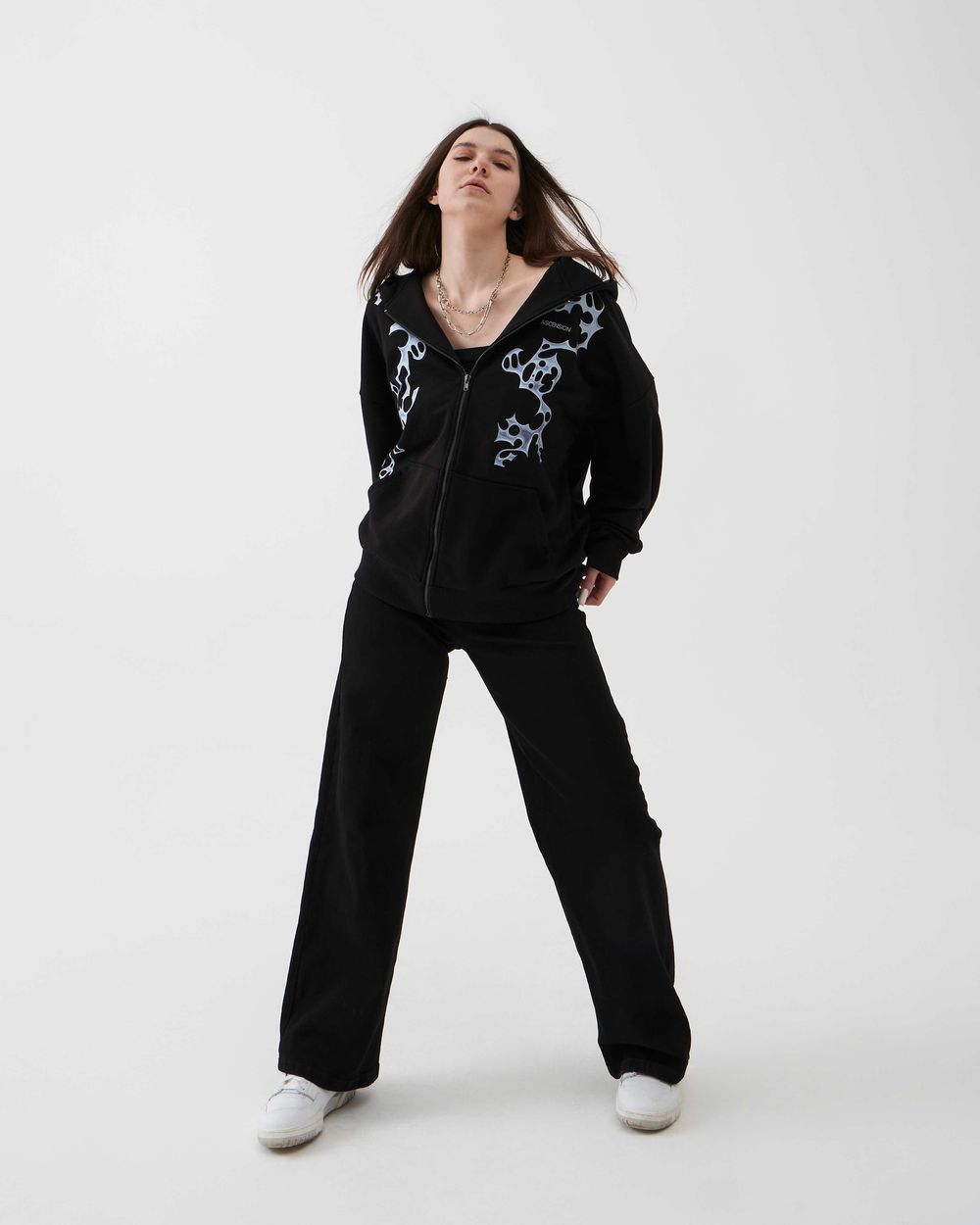 Худи Ascension Zip Neuron черный