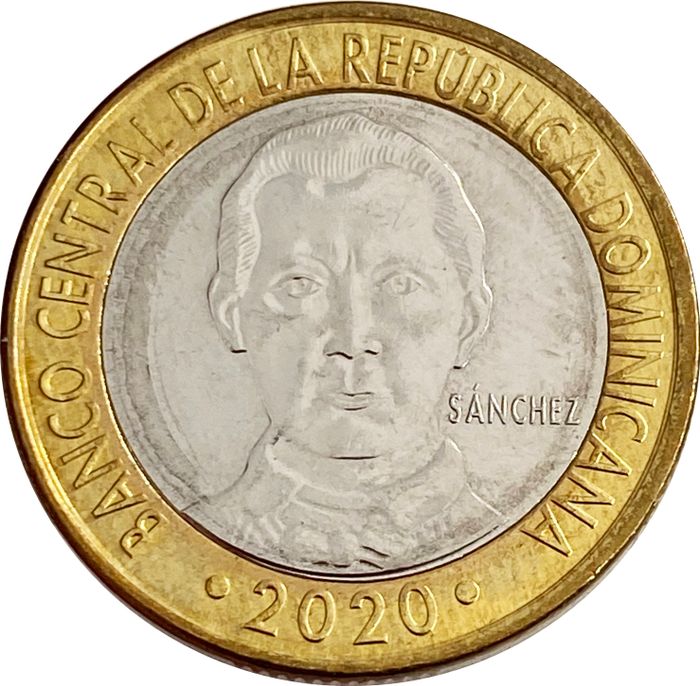 5 песо 2020 Доминикана