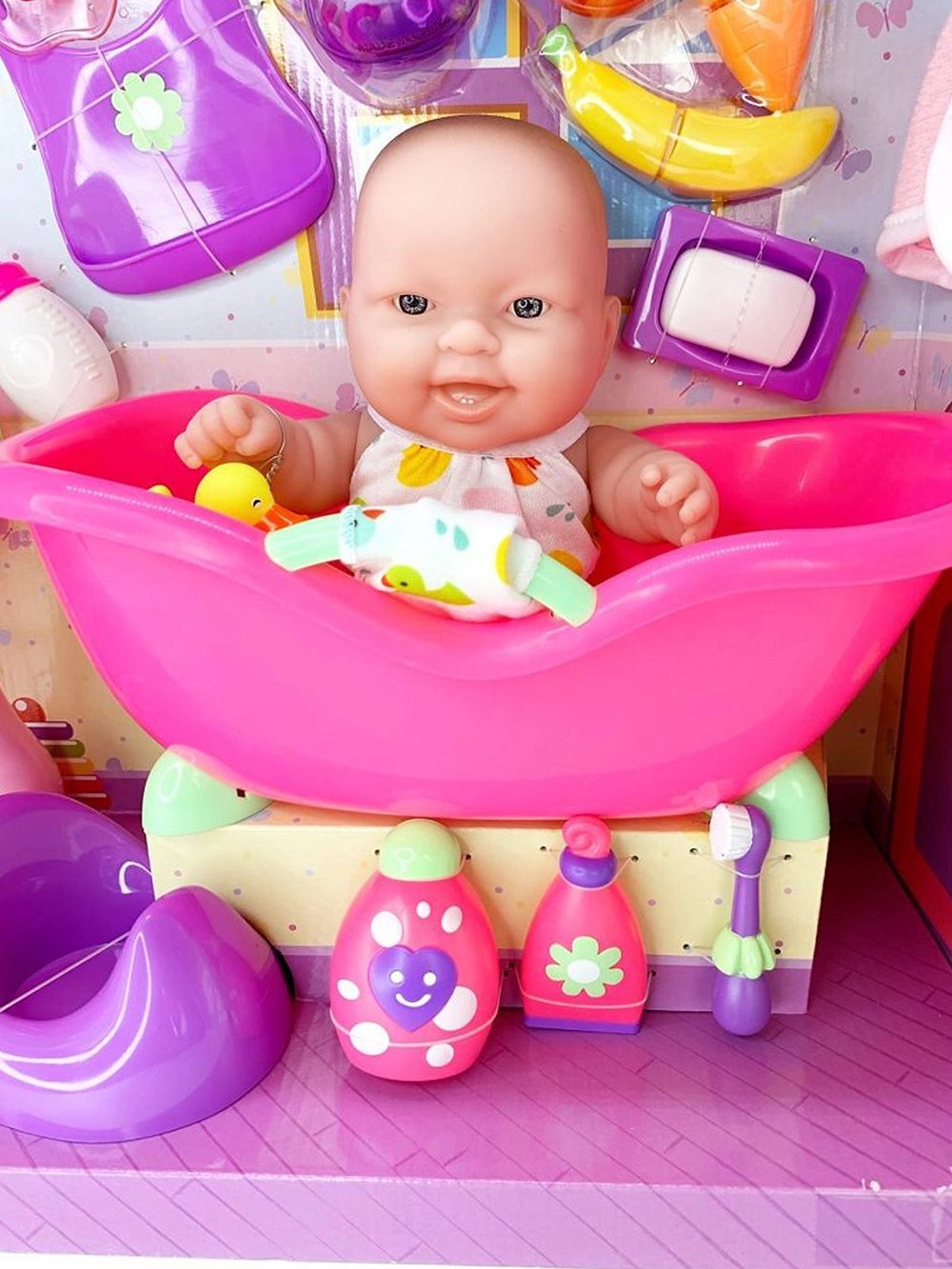 Пупс BERENGUER виниловый 25см в наборе (16614)