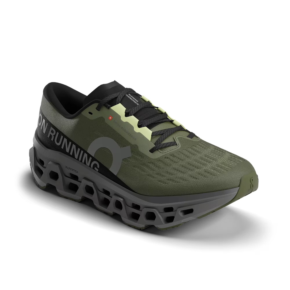 Кроссовки для бега On Cloudmonster 3 olive/eclipse