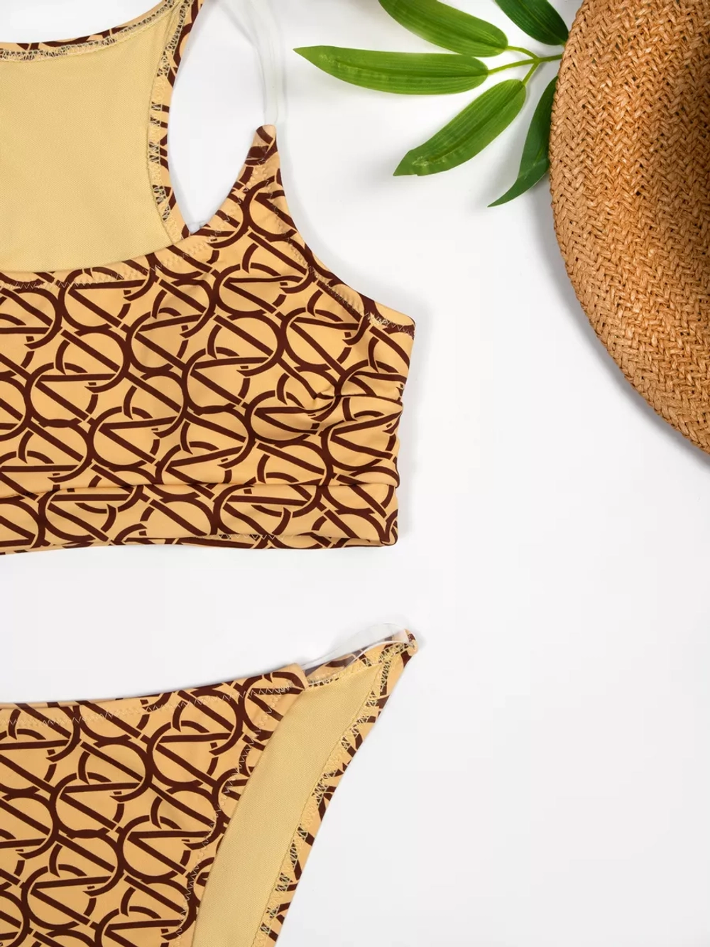 купальник раздельный для бассейна 3 в 1 с двумя плавками