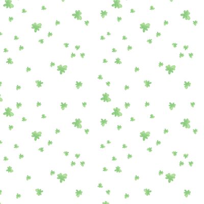Бесшовный принт с зелёным клевером