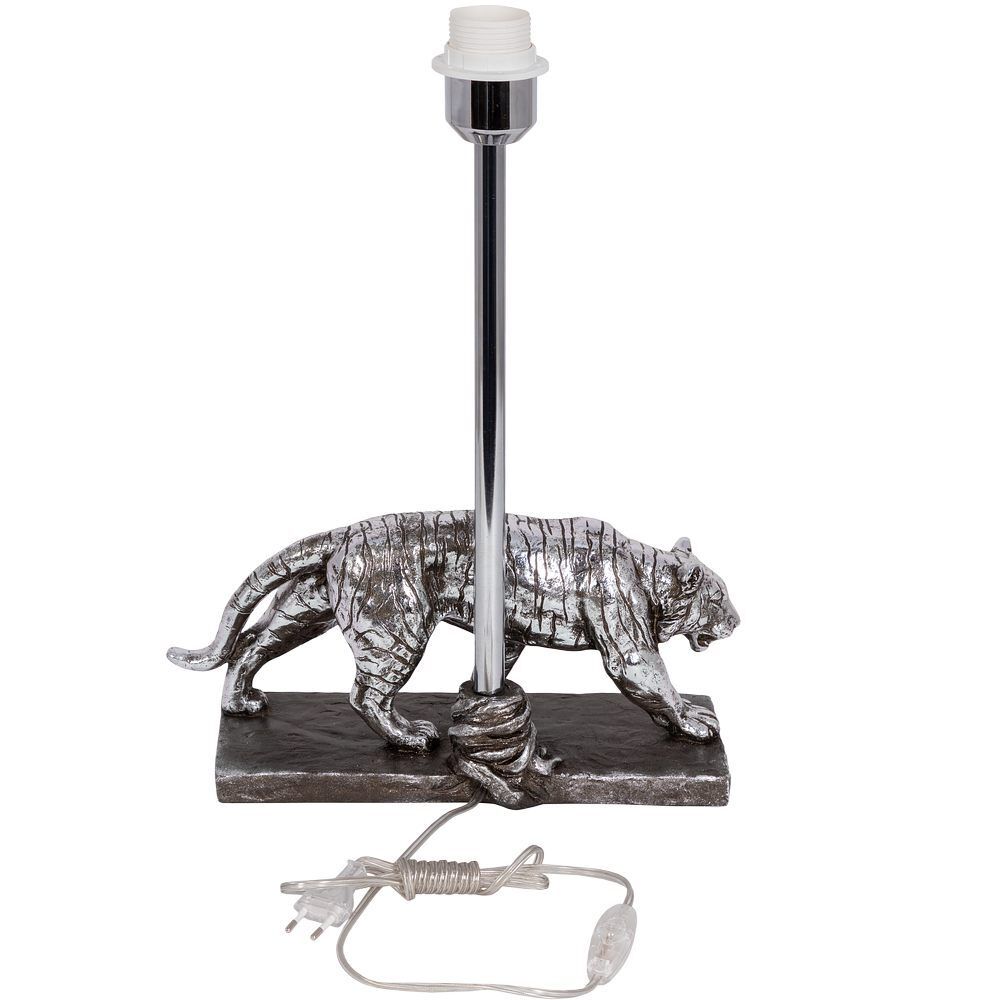 Настольная лампа Тигр Античное Серебро Тюссо Мурена