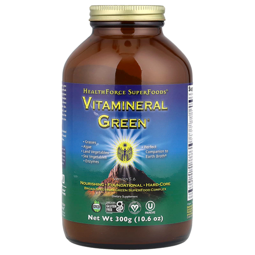 HealthForce Superfoods, Vitamineral Green, версия 5.5, 300 г (10,6 унции)