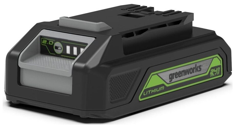 УШМ GREENWORKS GD24AGK2 в компл. с АКБ 2Ач. и ЗУ (3200207UA)