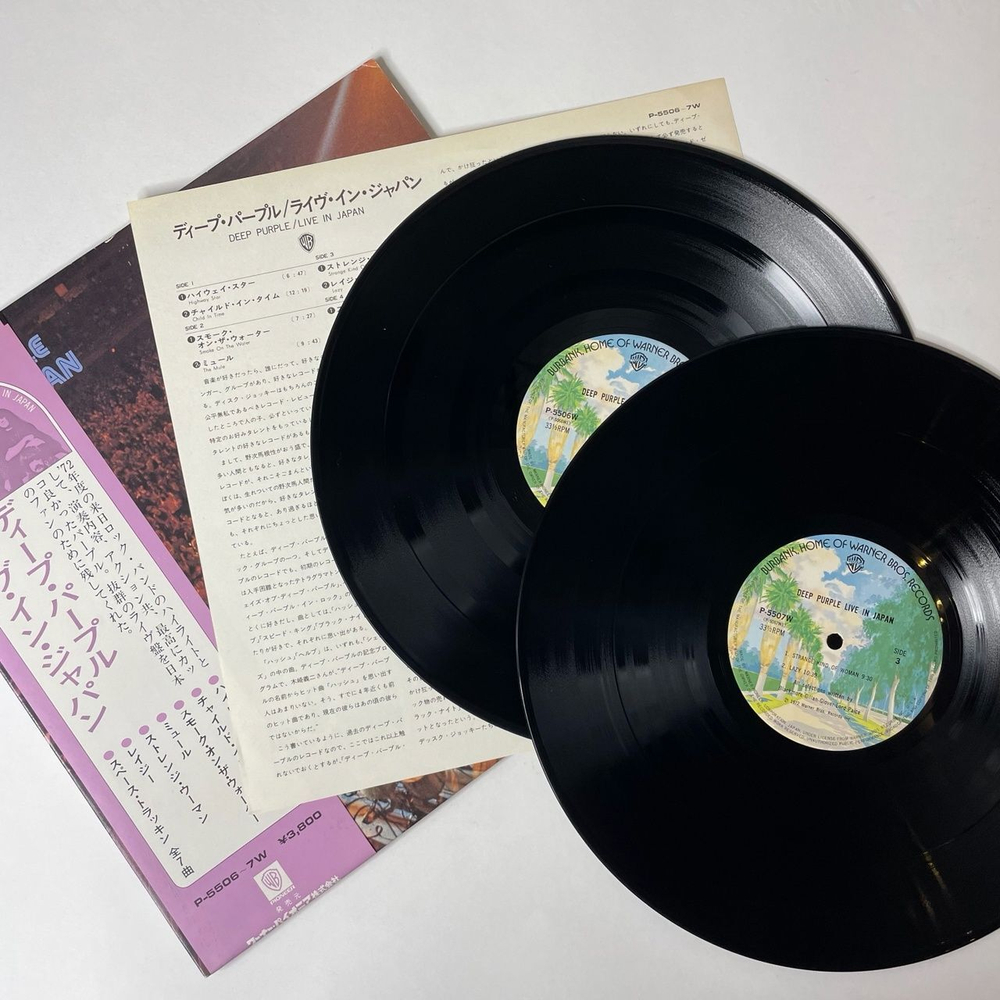 Винтажная виниловая пластинка LP Deep Purple Live In Japan (Japan 1985) (Obi) Child In Time