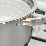 Кастрюля 3,3л 24см из нержавеющей стали, индукционное дно