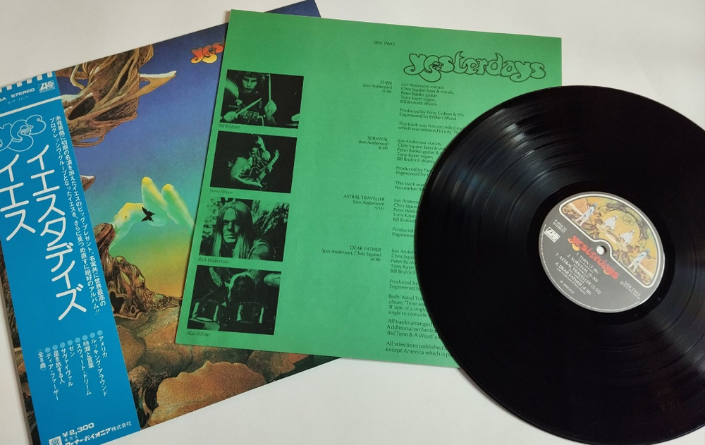 Винтажная виниловая пластинка LP Yes Yesterdays (Japan 1975) (Obi)