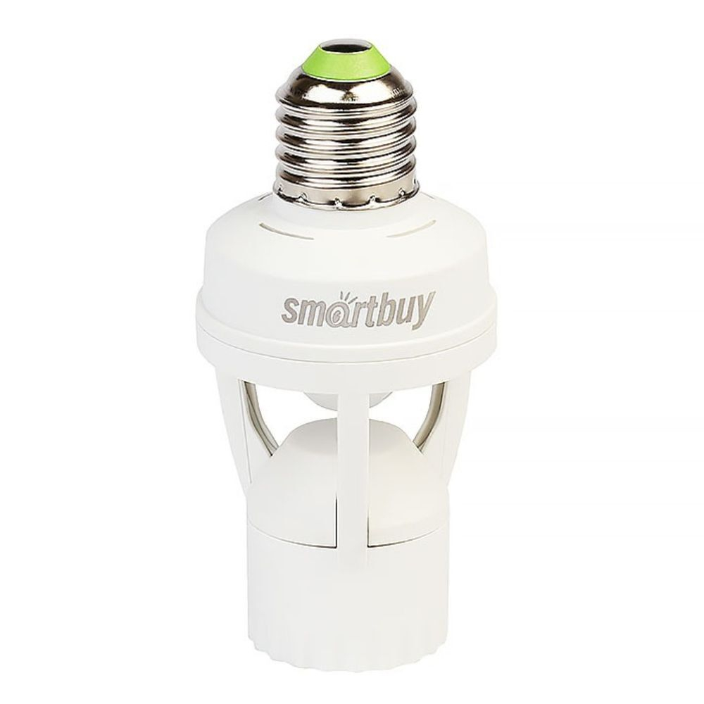 Датчик движения в патрон, 1200 Вт, 6 м, IP44, цоколь Е27, Smartbuy, sbl-ms-010