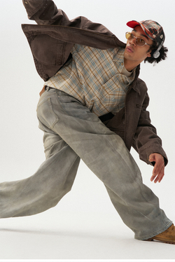 Куртка Nothomme Monterest Year of the Horse Limited Edition Vintage Washed Distressed Detroit Loose Fit Cropped Canvas Jacket