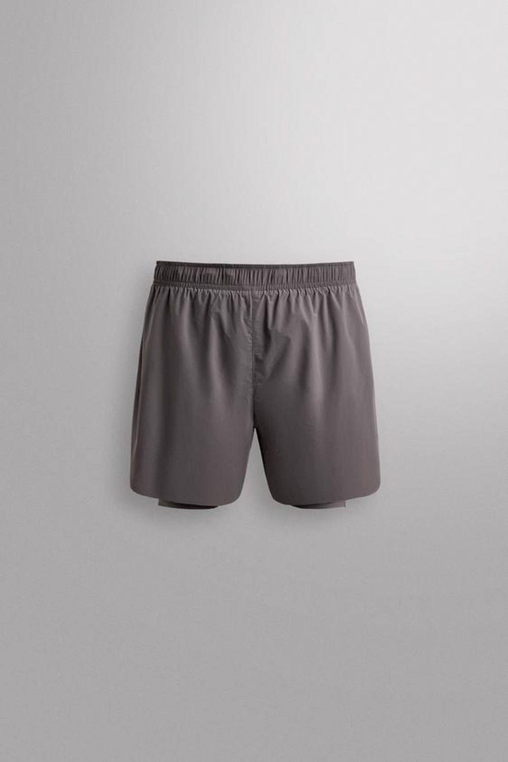 ZARA ШОРТЫ ДЛЯ БЕГА 2 В 1, ЛИЛОВЫЙ