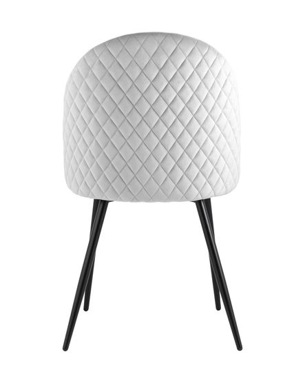 Стул Lilly велюр серебристый