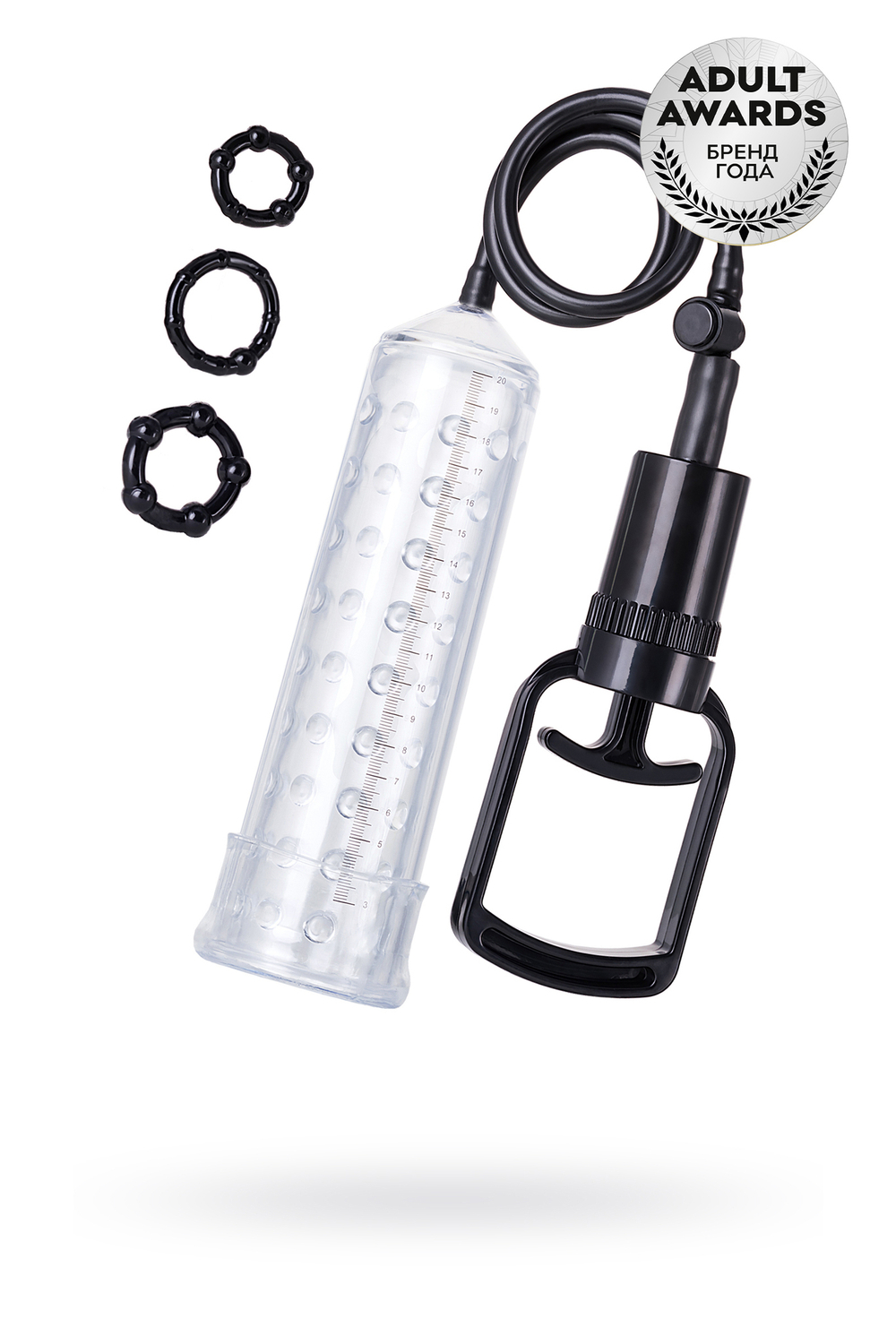 Вакуумная помпа A-Toys черная 23,5 см