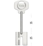 Заготовка сувальдного ключа 10688 YLE2D