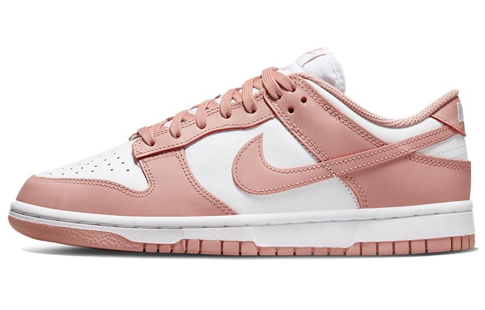 Nike Dunk Low "Rose Whisper" Vintage Anti-slip Lightweight Low Panel Shoes Women's Rose Powder