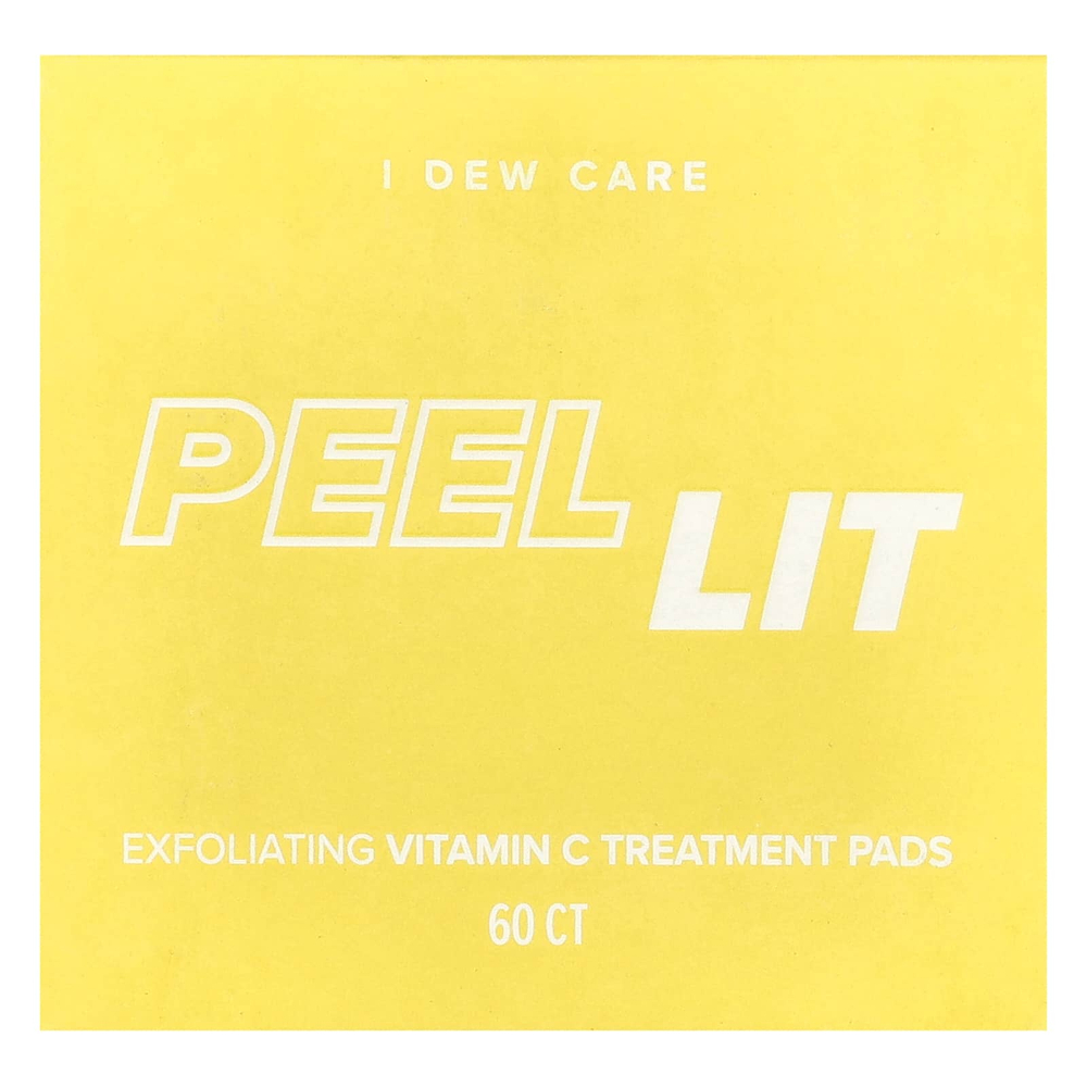 I Dew Care, Peel Lit, отшелушивающие салфетки с витамином C, 60 шт.