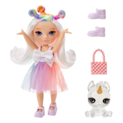 Rainbow High Littles - Модная кукла Опал Рейн (Радуга) + питомец 531203 / артикул   514534 531203  / GTIN 035051531203